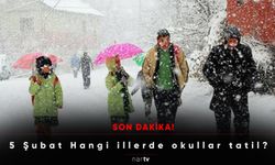 5 Şubat Hangi illerde okullar tatil?