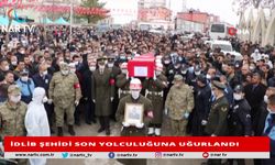 İDLİB ŞEHİDİ SON YOLCULUĞUNA UĞURLANDI