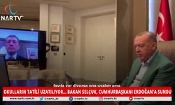 OKULLARIN TATİLİ UZATILIYOR... BAKAN SELÇUK CUMHURBAŞKANI ERDOĞAN'A SUNDU