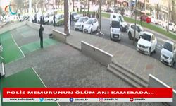 POLİS MEMURUNUN ÖLÜM ANI KAMERADA…