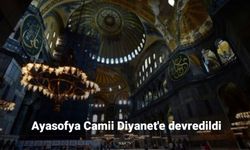 Ayasofya Camii Diyanet'e devredildi