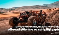 Türkiye'nin en büyük lavanta vadisi off-road şölenine ev sahipliği yaptı