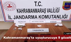 Kahramanmaraş'ta uyuşturucuya 9 gözaltı