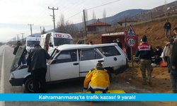 KAHRAMANMARAŞ’TA TRAFİK KAZASI: 9 YARALI!