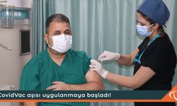 Kahramanmaraş'ta CovidVac aşısı uygulanmaya başladı!