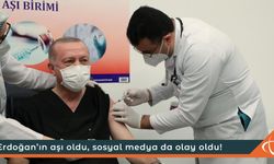 Erdoğan’ın aşı oldu, sosyal medya da olay oldu!