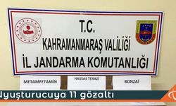 Kahramanmaraş'ta uyuşturucuya 11 gözaltı