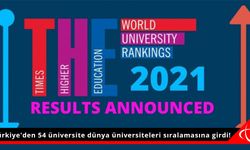 Türkiye'den 54 üniversite dünya üniversiteleri sıralamasına girdi!