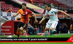 Galatasaray son saniyede 1 puanı kurtardı!