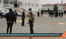 Karaman'da testi pozitif çıkan yolcunun bulunduğu otobüsteki 20 kişi karantinaya alındı