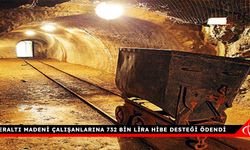 Yeraltı madeni çalışanlarına 732 bin lira hibe desteği ödendi