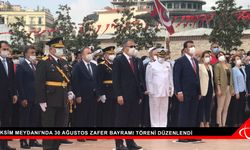 Taksim Meydanı'nda 30 Ağustos Zafer Bayramı töreni düzenlendi