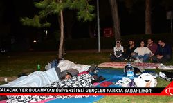 Kalacak Yer Bulamayan Üniversiteli Gençler Parkta Sabahlıyor