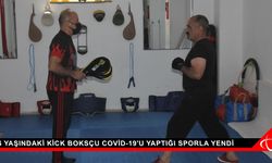 64 yaşındaki kick boksçu Covid-19'u yaptığı sporla yendi