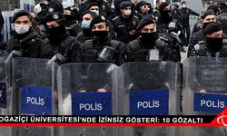 Boğaziçi Üniversitesi'nde izinsiz gösteri: 10 gözaltı