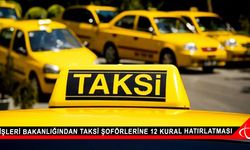 İçişleri Bakanlığından taksi şoförlerine 12 kural hatırlatması