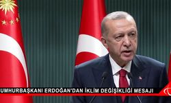 Cumhurbaşkanı Erdoğan'dan iklim değişikliği mesajı