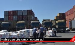 Türkiye'den Lübnan'a yardım eli