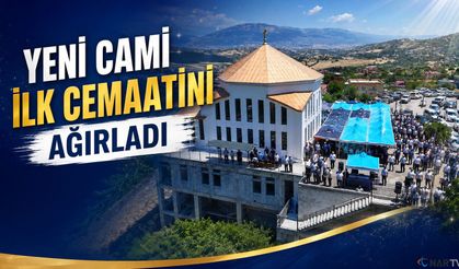 Hartlap'ta Dualarla Açılış! Yeni Cami İlk Cemaatini Ağırladı
