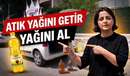 5 Litre atık yağ karşılığında 1 litre yağ hediye