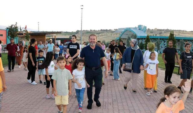 Şehit çocukları lunaparkta gönüllerince eğlendi