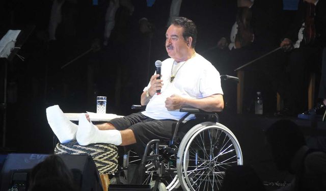 Tekerlekli sandalyede konser verdi