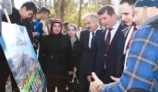 Sanatçılar Türkoğlu’nun güzelliklerini resmetti