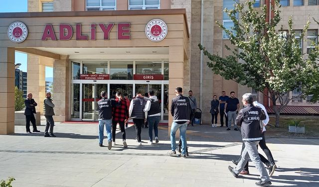 Kahramanmaraş’ta uyuşturucu ticareti şüphelisi 7 kişi tutuklandı