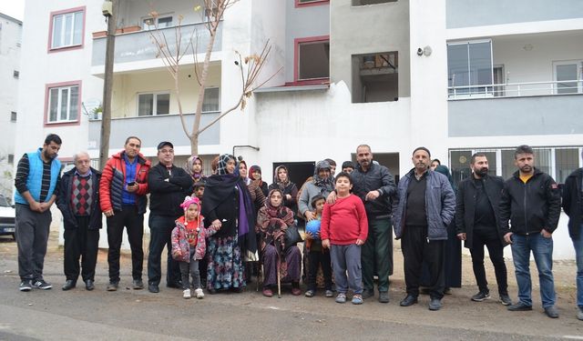 Apartman sakinlerine 'haciz' şoku