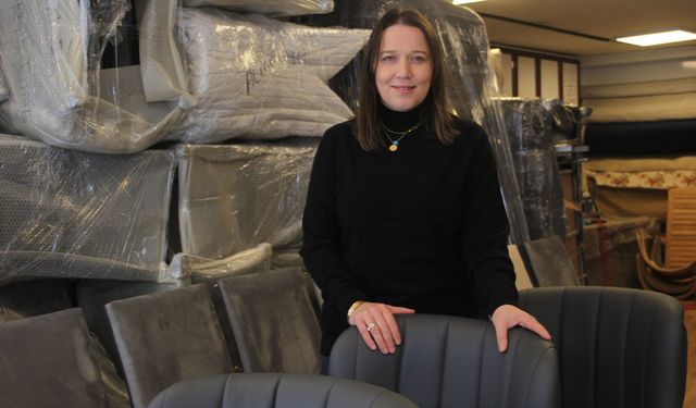 Saliha Usta'nın yaptığı mobilyalar Almanya’dan talep görüyor