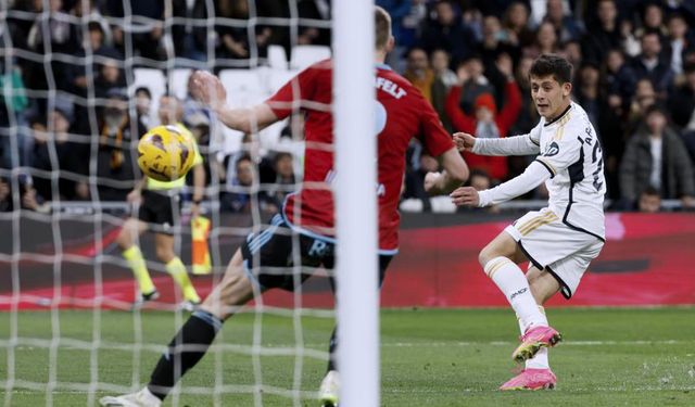Arda Güler'in Real Madrid formasıyla ilk golü!