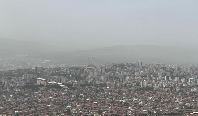 Toz taşınımı Maraş’ı esir aldı