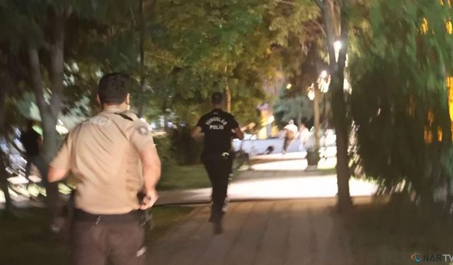 Polisin kaçak göçmen kovalamacası kamerada