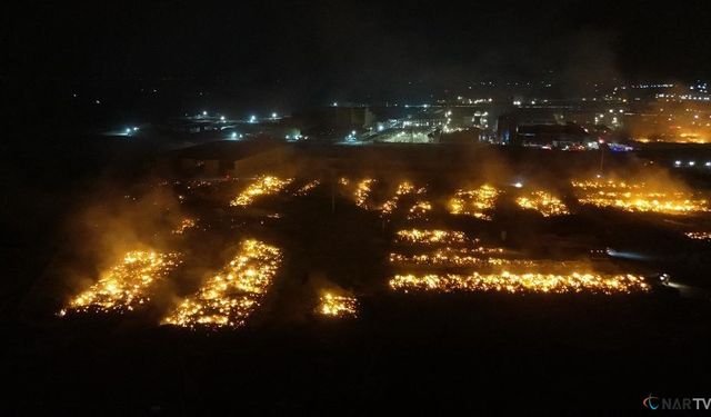 Söke OSB ‘yanardağ’ görünümü aldı