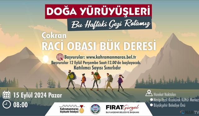 Doğa yürüyüşlerinde yeni rota: Çokran.