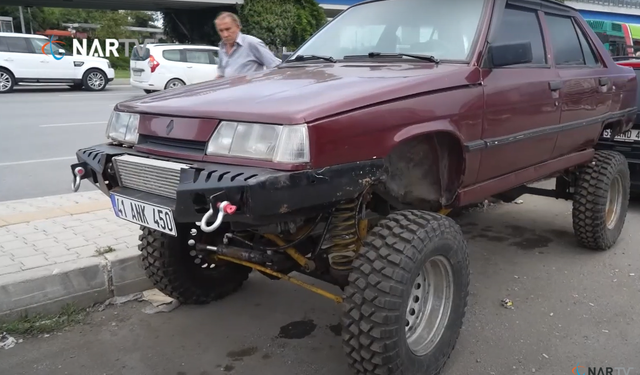 4x4 Off road'a dönüştürülen Broadway, dikkat çekiyor