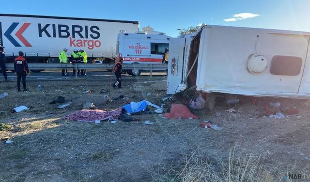 Aksaray'da Otobüs Faciası:Çok Sayıda Ölü Ve Yaralı!