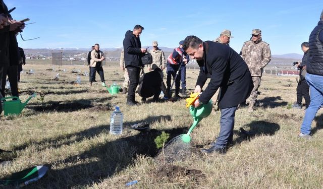 Kars Yeşilleniyor! Fidanlar Toprakla Buluştu!