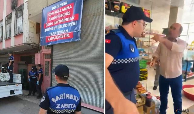Zabıtaya saldıran Esnaf tutuklandı. 418 Kg bozuk ürün bulundu.