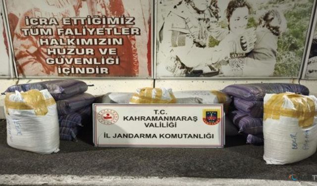 Kahramanmaraş’ta kaçakçılık ve madde operasyonu: 57 gözaltı.
