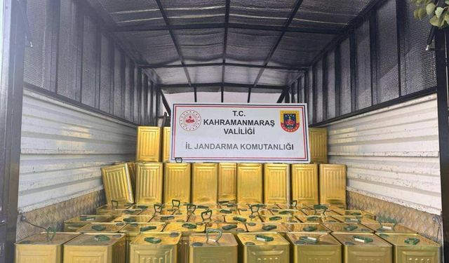 Kahramanmaraş'ta 200 teneke sahte zeytinyağı ele geçirildi.