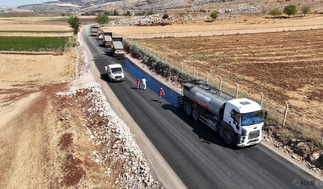 Pazarcık kırsalında ulaşım standartları yenileniyor.