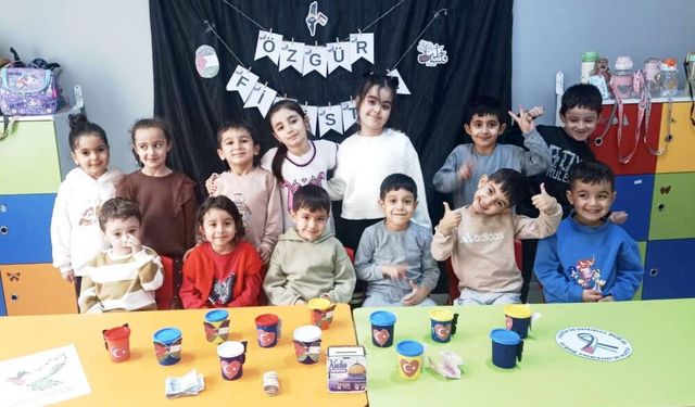 Tuncelili miniklerden Gazze'deki çocuklara anlamlı destek.