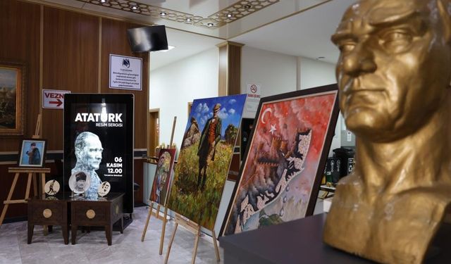Yunusemre’den Atatürk anısına anlamlı sergi.