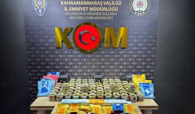 Kahramanmaraş’ta kaçak tütün ve sigara operasyonu: 3 gözaltı