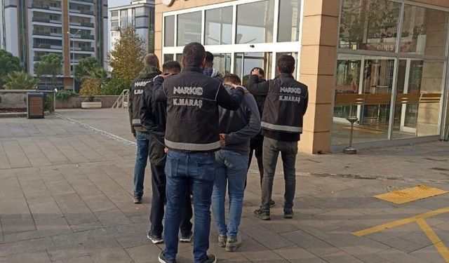 Kahramanmaraş'ta yasaklı madde ticaretine 7 tutuklama