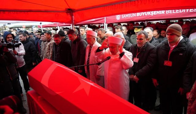 Kahraman şehit son yolculuğuna gözyaşları ile uğurlandı