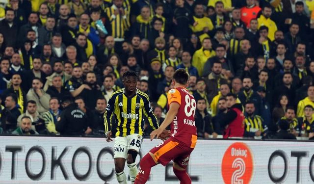 Fenerbahçe-Galatasaray maçı kaç kaç bitti?