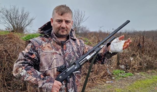 Ava giderken av oldu: Tetiğe bastı, tüfeği elinde parçalandı