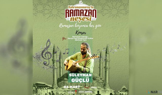 Ramazan Sokağı’nda Türk Halk Müziği Ziyafeti Sunulacak